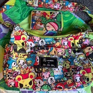 Matching set of tokidoki jujube bag and wallet